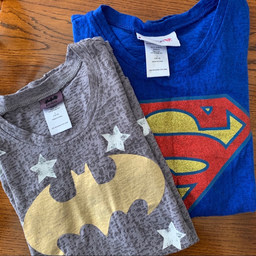 Superman & Batman Tees